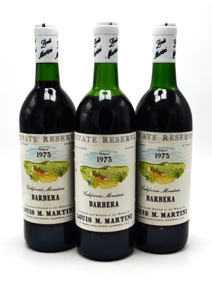 1973 Louis M. Martini Winery Private Reserve Barbera, Napa Valley