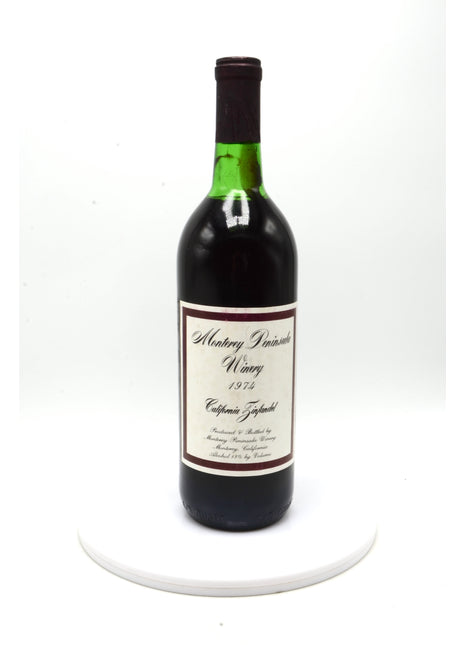 1974 Monterey Peninsula Winery Zinfandel, Monterey County