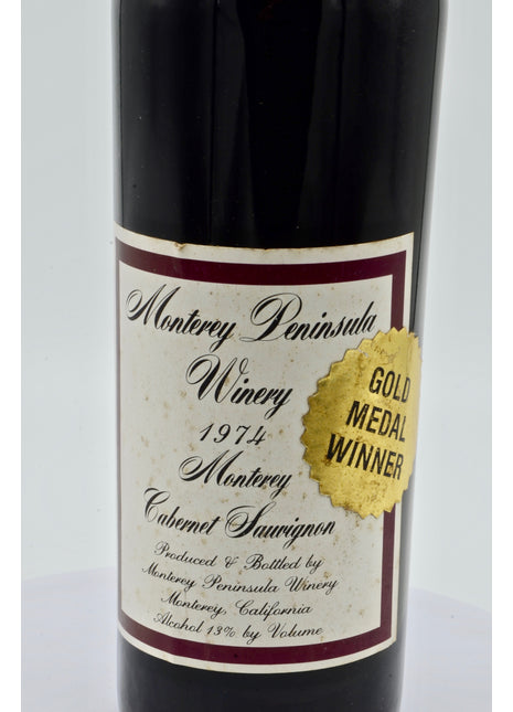 1974 Monterey Peninsula Winery Cabernet Sauvignon, Monterey County