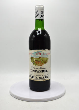 1974 Louis M. Martini Zinfandel, Special Selection, California Mountain