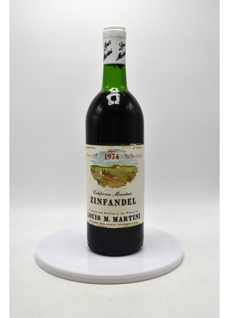 1974 Louis M. Martini Zinfandel, Special Selection, California Mountain