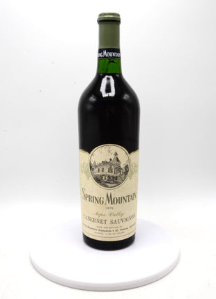 1975 Spring Mountain Vineyard Cabernet Sauvignon, Napa Valley