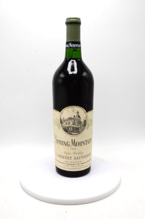 1975 Spring Mountain Vineyard Cabernet Sauvignon, Napa Valley