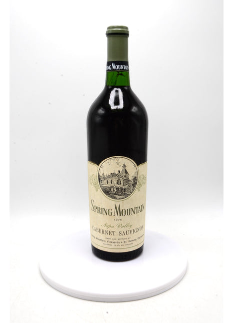 1975 Spring Mountain Vineyard Cabernet Sauvignon, Napa Valley