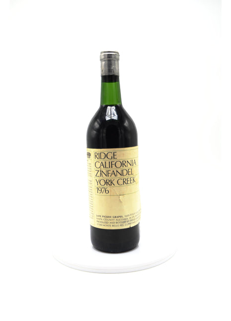 1976 Ridge Vineyards Zinfandel, York Creek, Napa Valley