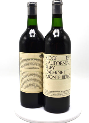 1977 Ridge Vineyards California Ruby Cabernet Sauvignon, Monte Bello, Santa Cruz Mountains
