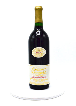 1977 Sonoma Vineyards Estate Cabernet Sauvignon, Alexander's Crown Vineyard, Sonoma County