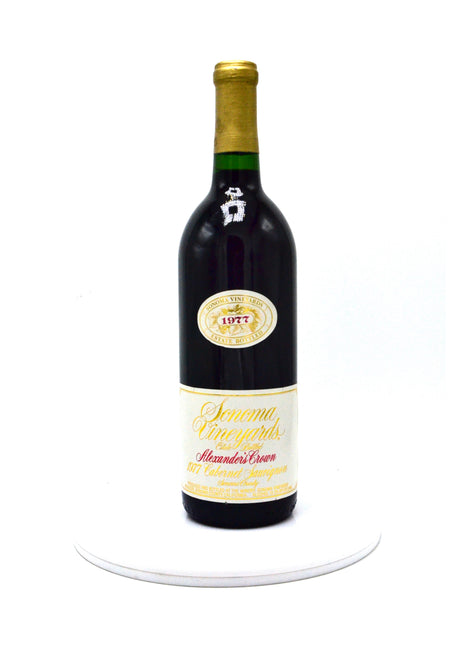 1977 Sonoma Vineyards Estate Cabernet Sauvignon, Alexander's Crown Vineyard, Sonoma County