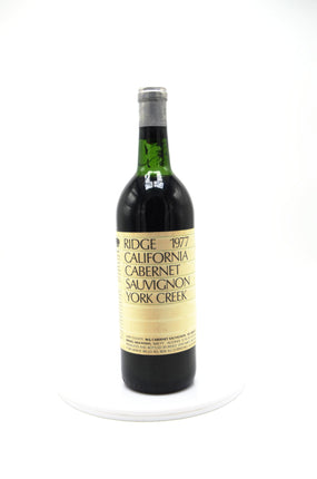 1977 Ridge Vineyards Cabernet Sauvignon, York Creek, Napa Valley