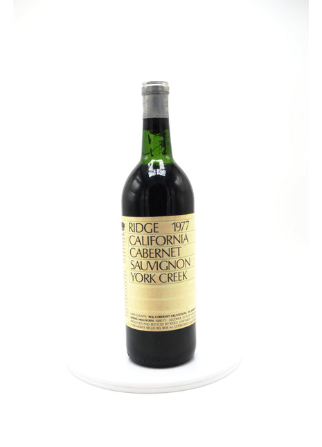 1977 Ridge Vineyards Cabernet Sauvignon, York Creek, Napa Valley