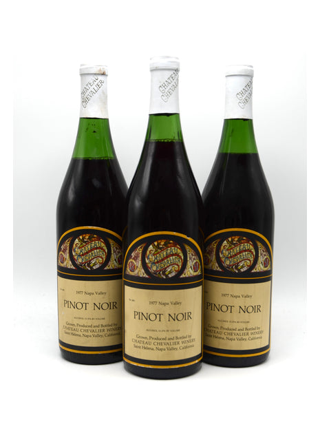 1977 Chateau Chevalier Pinot Noir, Saint Helena, Napa Valley
