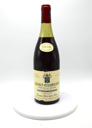 1978 Pierre Bouree Fils Gevrey-Chambertin, Clos de la Justice, Monopole