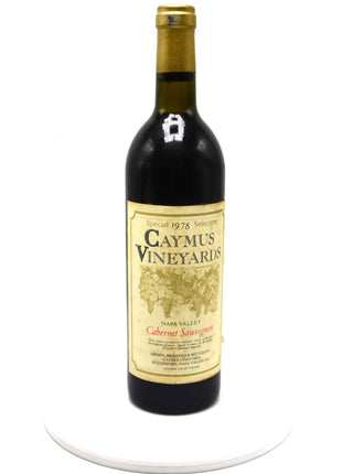 1978 Caymus Cabernet Sauvignon, Special Selection, Rutherford, Napa Valley
