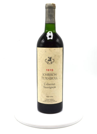 1978 Johnson Turnbull Estate Cabernet Sauvignon, Oakville, Napa Valley