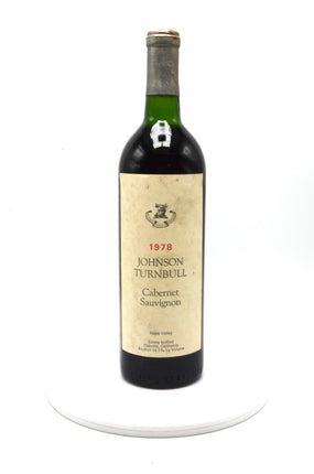 1978 Johnson Turnbull Estate Cabernet Sauvignon, Oakville, Napa Valley