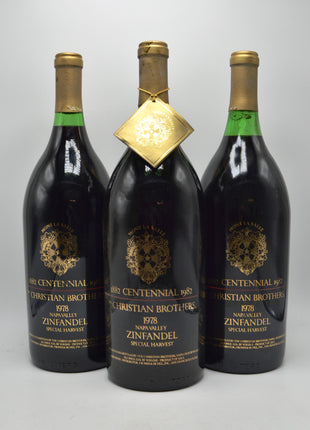 1978 Christian Brothers Zinfandel, Mont La Salle Vineyard, Napa Valley (magnum)