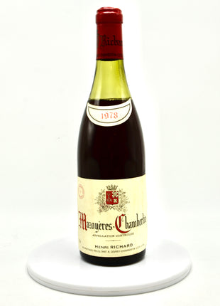 1978 Domaine Henri Richard Mazoyeres-Chambertin, Grand Cru