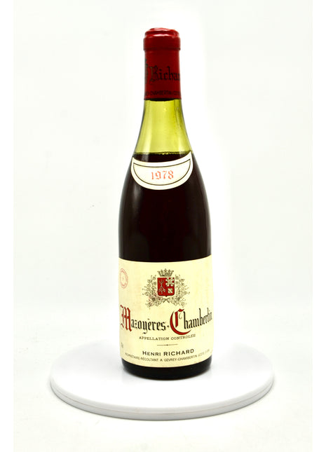1978 Domaine Henri Richard Mazoyeres-Chambertin, Grand Cru