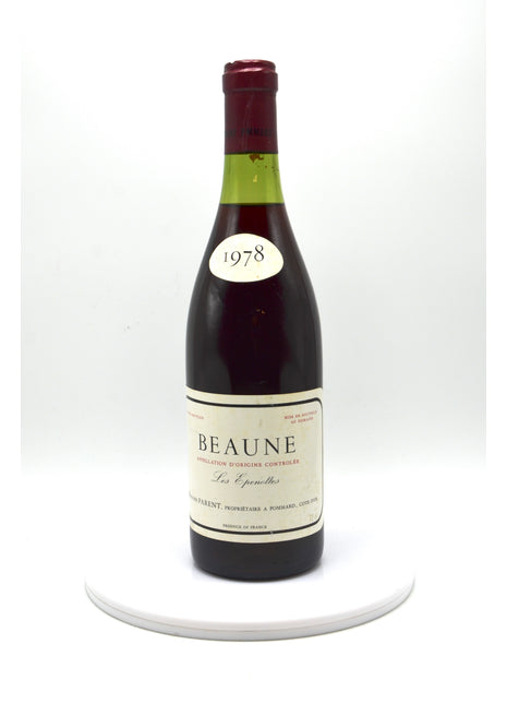 1978 Domaine Parent Beaune Rouge, Les Epenottes, Premier Cru