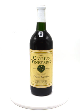 1980 Caymus Cabernet Sauvignon, Rutherford, Napa Valley