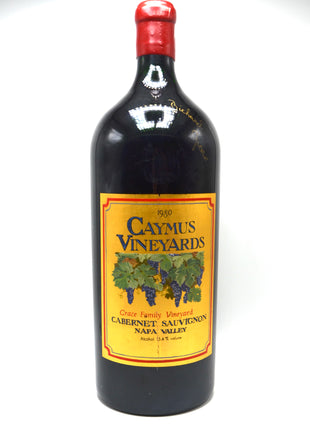 1980 Caymus Cabernet Sauvignon, Grace Family Vineyard, Napa Valley [Signed by Richard Grace] (Imperial 6-Liter)