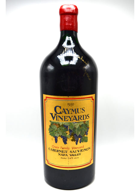 1980 Caymus Cabernet Sauvignon, Grace Family Vineyard, Napa Valley [Signed by Richard Grace] (Imperial 6-Liter)