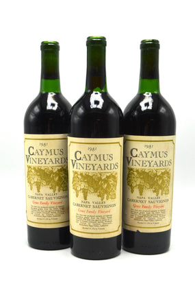 1981 Caymus Cabernet Sauvignon, Grace Family Vineyard, Napa Valley