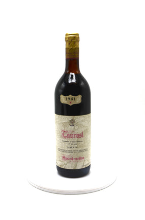 1981 Mastroberardino Taurasi Riserva