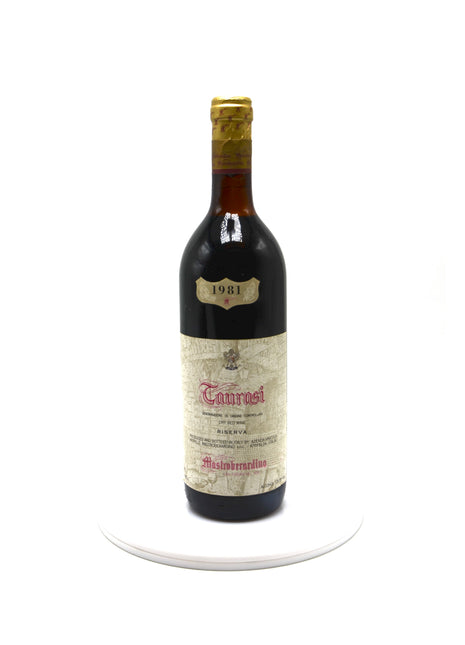 1981 Mastroberardino Taurasi Riserva