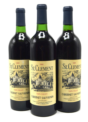 1981 St. Clement Cabernet Sauvignon, Napa Valley