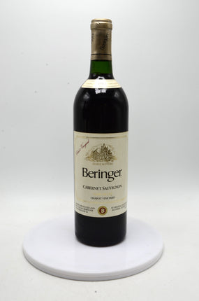 1982 Beringer Cabernet Sauvignon, Chabot Vineyard, St. Helena, Napa Valley