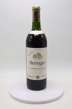 1982 Beringer Cabernet Sauvignon, Knights Valley, Sonoma County