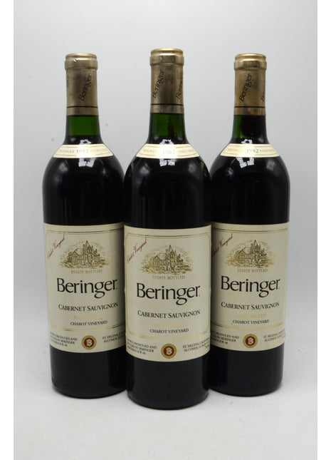 1982 Beringer Cabernet Sauvignon, Chabot Vineyard, St. Helena, Napa Valley
