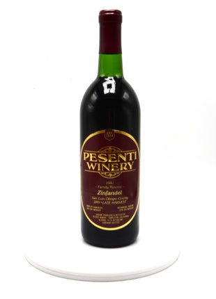 1982 Pesenti Winery Zinfandel, Paso Robles, San Luis Obispo County