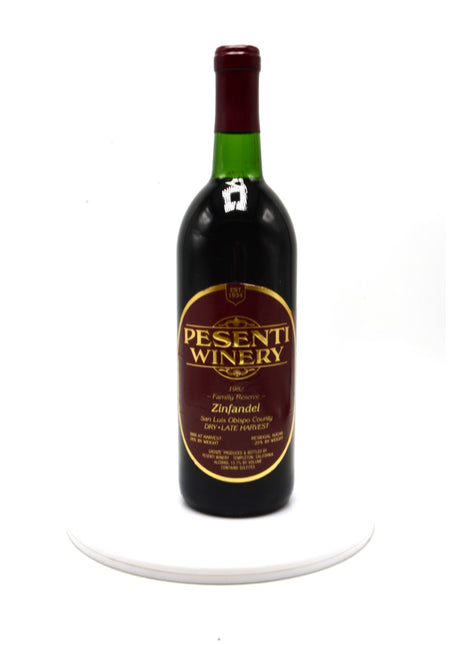 1982 Pesenti Winery Zinfandel, Paso Robles, San Luis Obispo County