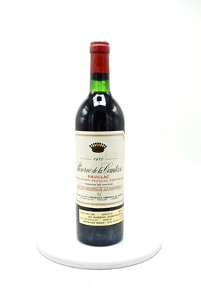 1982 Réserve de la Comtesse, Pauillac [Ch. Pichon Lalande's 2nd]