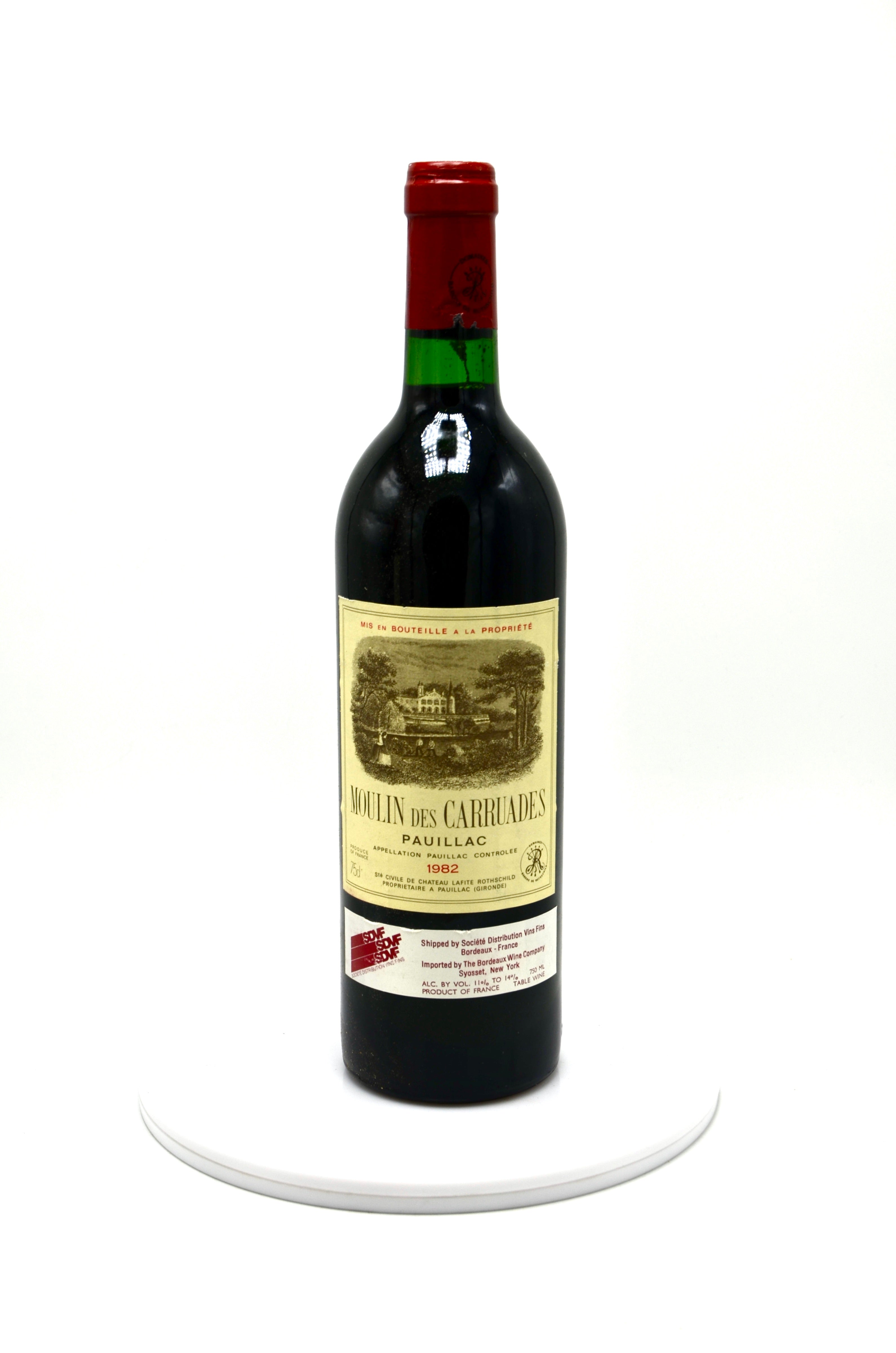 1982 Château Moulin des Carruades, Lafite Rothschild) – Wine Consigners Inc.