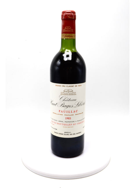 1983 Château Haut-Bages Liberal, Pauillac