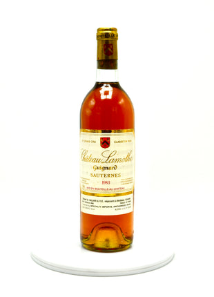 1983 Château Lamothe Guignard, Sauternes
