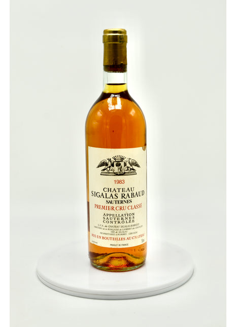 1983 Château Sigalas Rabaud, Sauternes
