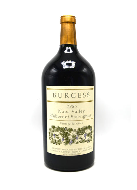 1985 Burgess Cabernet Sauvignon, Vintage Selection, St. Helena, Napa Valley (double-magnum)