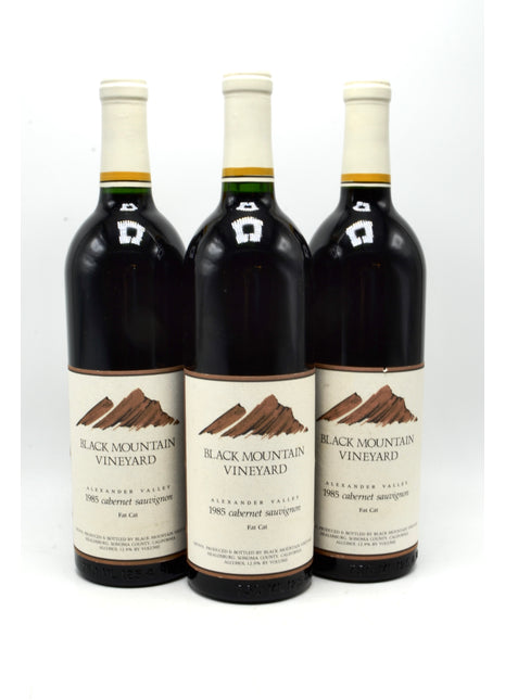 1985 Black Mountain Cabernet Sauvignon, Fat Cat, Alexander Valley, Sonoma County