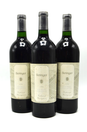 1986 Beringer Cabernet Sauvignon, Home Vineyard, St. Helena, Napa Valley