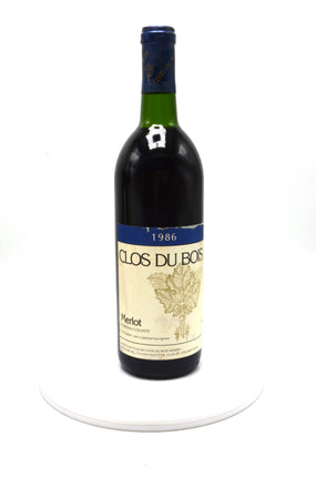 1986 Clos du Bois Merlot, North Coast, Sonoma County