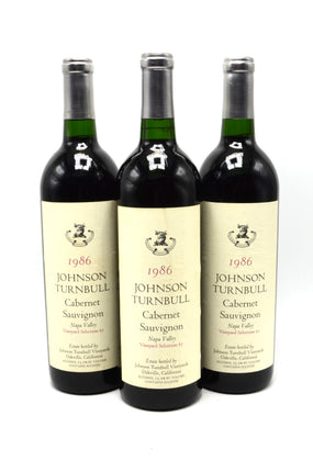 1986 Johnson Turnbull Cabernet Sauvignon, Vineyard Selection 67, Napa Valley
