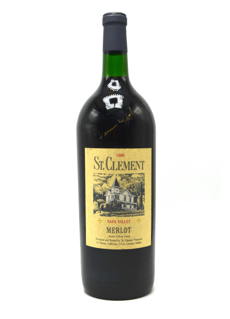 1986 St. Clement Merlot, Napa Valley [autographed] (magnum)