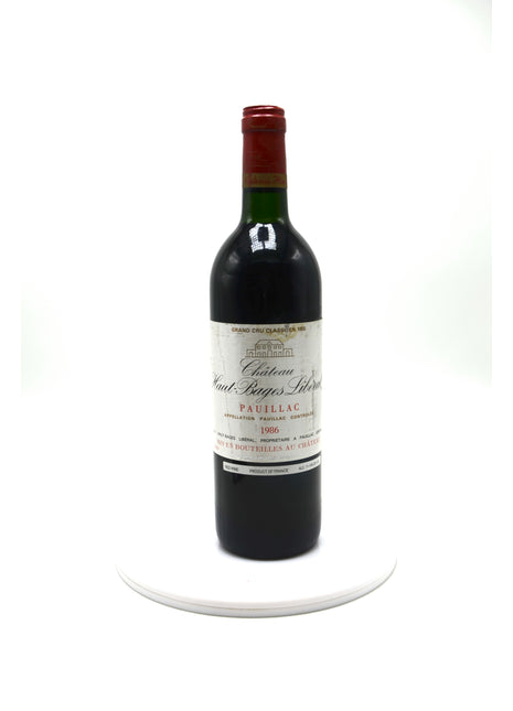 1986 Château Haut Bages Liberal, Pauillac