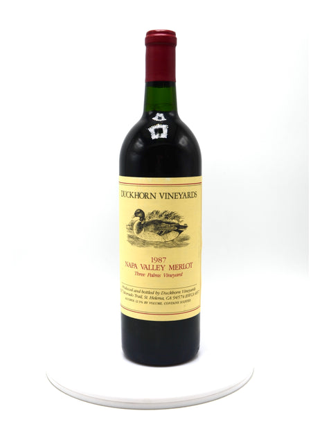 1987 Duckhorn Vineyards Merlot, Three Palms Vineyard, Napa Valley