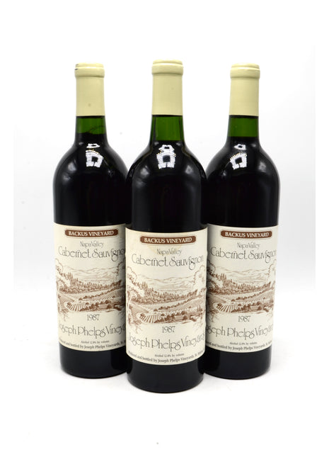 1987 Joseph Phelps Vineyards Cabernet Sauvignon, Backus Vineyard, Napa Valley