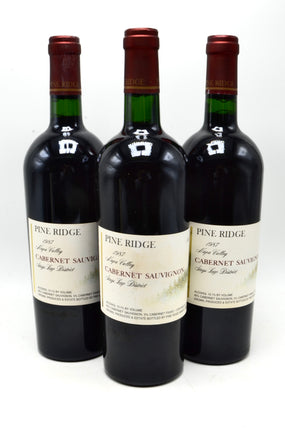 1987 Pine Ridge Cabernet Sauvignon, Stags Leap Vineyard, Stags Leap District, Napa Valley